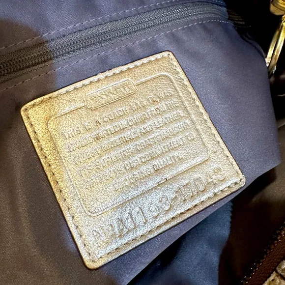 Vintage Coach Audrey Python North South Tote Bag/Shoulder Bag - 17043 - Picture 13 of 16